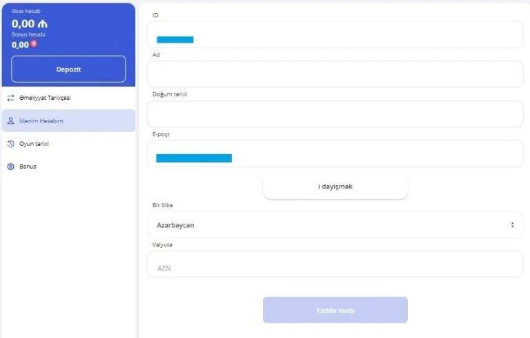 Glory Casino deposit